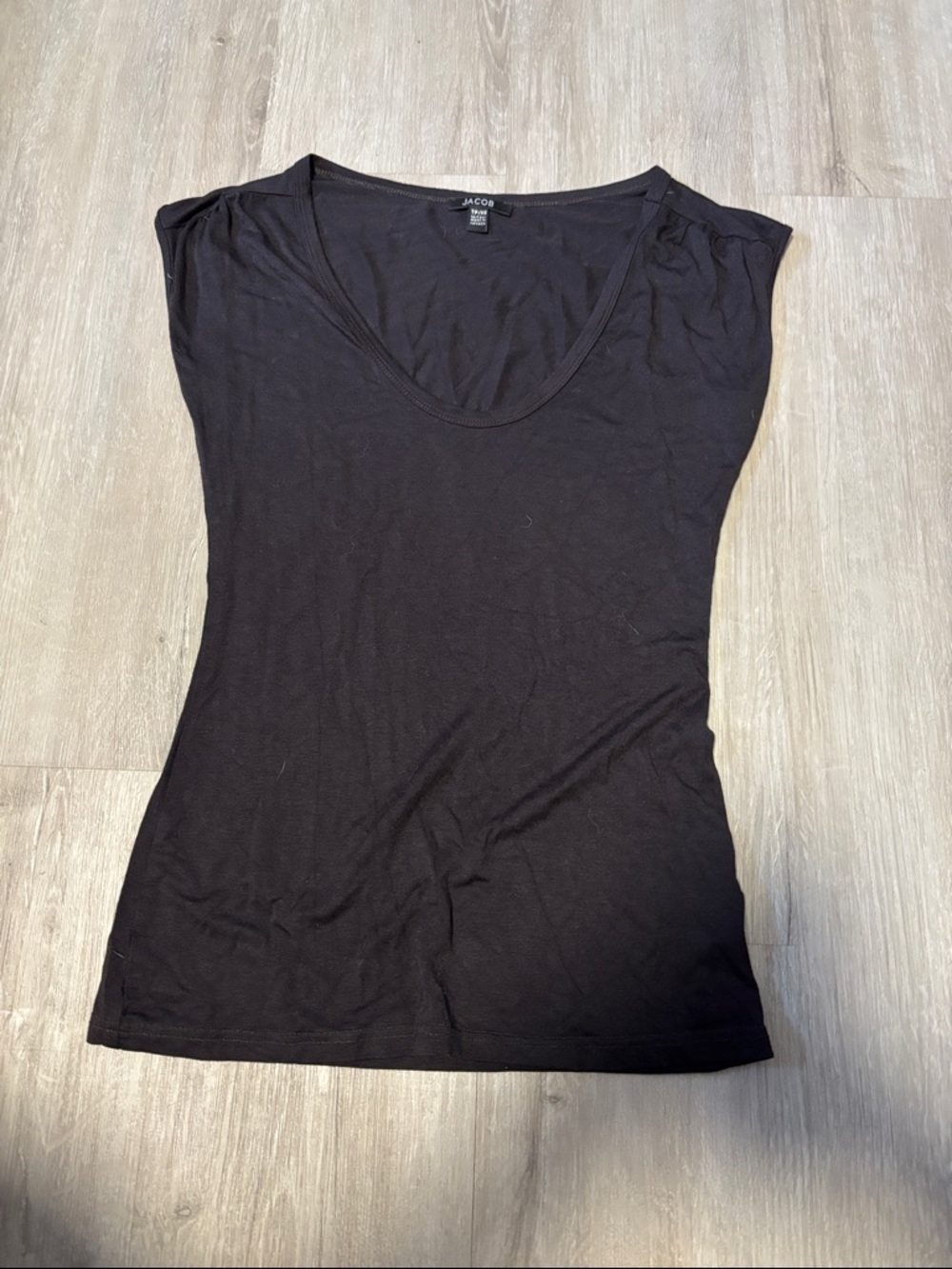 Jacob Women's Black Scoop Neck Tank Top